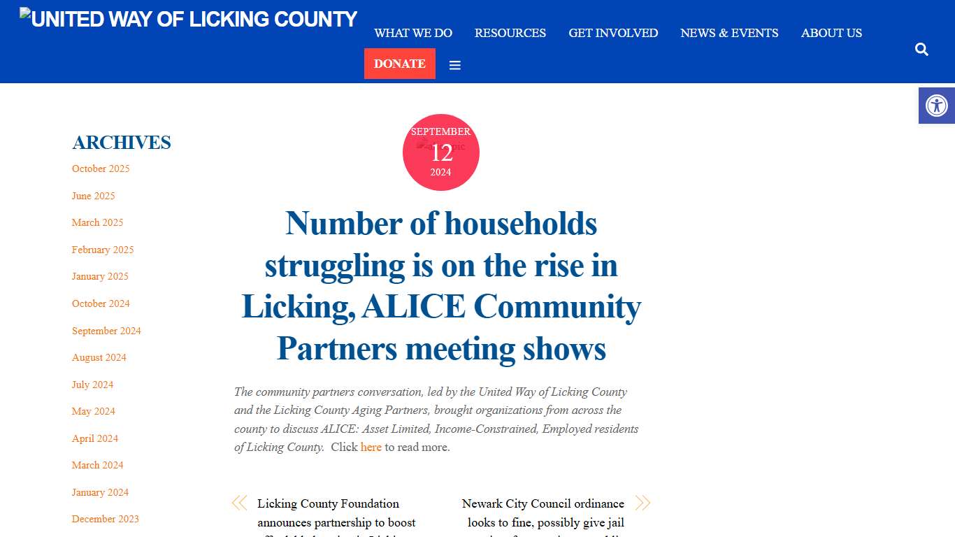 Number of households struggling is on the rise in Licking, ALICE Community Partners meeting shows – United Way Of Licking County